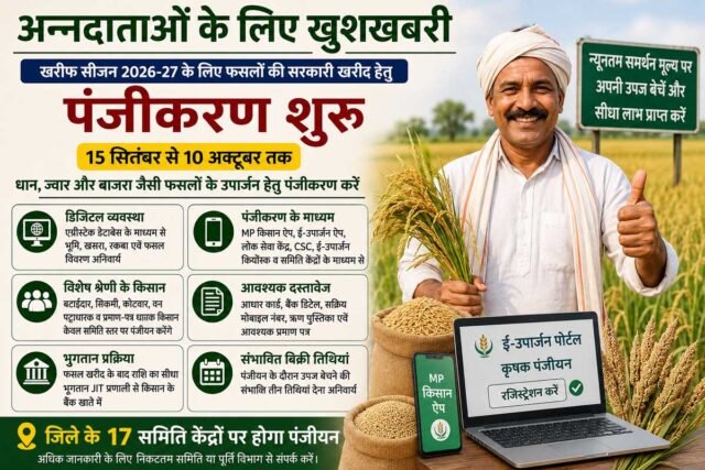Kharif Farmer Registration: धान-मोटा अनाज बेचने वाले किसानों के लिए बड़ी खबर, जानिए पंजीयन की पूरी प्रक्रिया