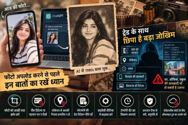 1980s AI Photo: एआई से विंटेज फोटो बना रहे हैं तो हो जाएं सावधान, लीक हो सकती है आपकी प्राइवेसी