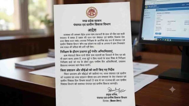 panchayat sachiv mp: मध्य प्रदेश के पंचायत सचिवों और रोजगार सहायकों पर बड़ी कार्रवाई: अब निजी घरों से नहीं चल सकेंगे दफ्तर