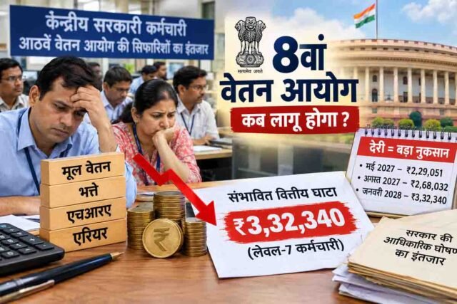 8th Pay Commission: 8वें वेतन आयोग का इंतजार कर रहे कर्मचारियों की बढ़ी धुकधुकी, जानिए देरी से होने वाले वित्तीय नुकसान की रिपोर्ट
