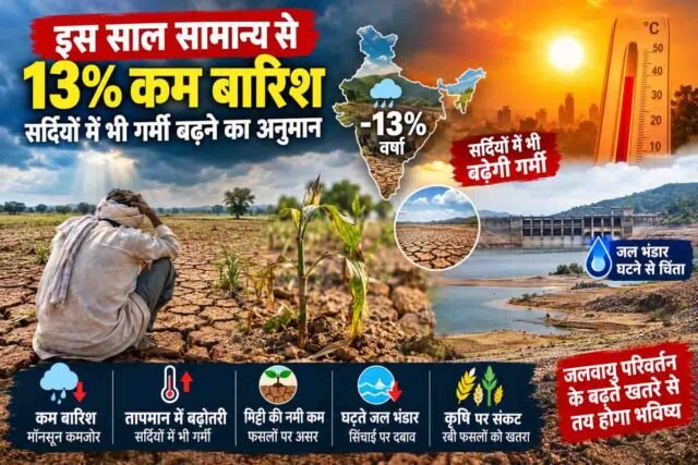 Weak Monsoon: मॉनसून की बेरुखी के बाद अल नीनो का खतरा, रबी की फसलों पर पड़ सकता है बड़ा असर