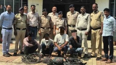 Betul Cable Theft: जेल से छूटते ही बैतूल में चोरी करने पहुंचे खंडवा के शातिर बदमाश: साईंखेड़ा और आमला पुलिस ने टवेरा सह 4 को दबोचा